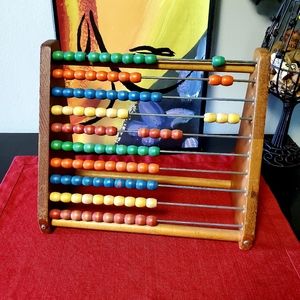 🧮 Classic Wooden Bead Counter(Vintage)